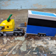 Illustration for article titled Lego race car transporter
